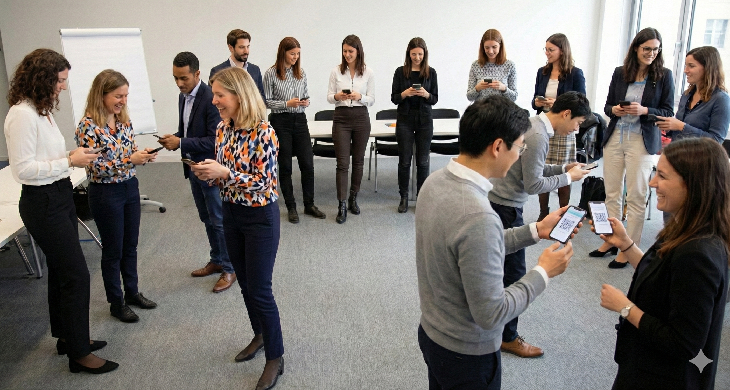 Défis QR codes pendant l'atelier